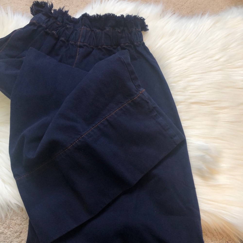 High waisted Cargo Wide Jean || TopShop